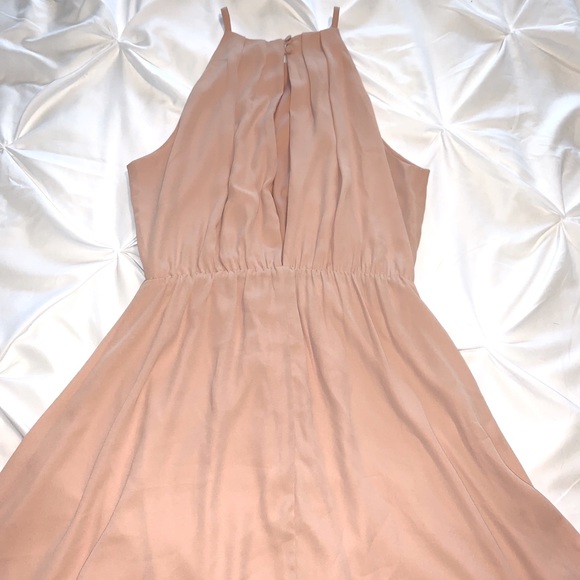Blush chiffon dress - Picture 2 of 3